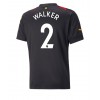 Herren Fußballbekleidung Manchester City Kyle Walker #2 Auswärtstrikot 2022-23 Kurzarm